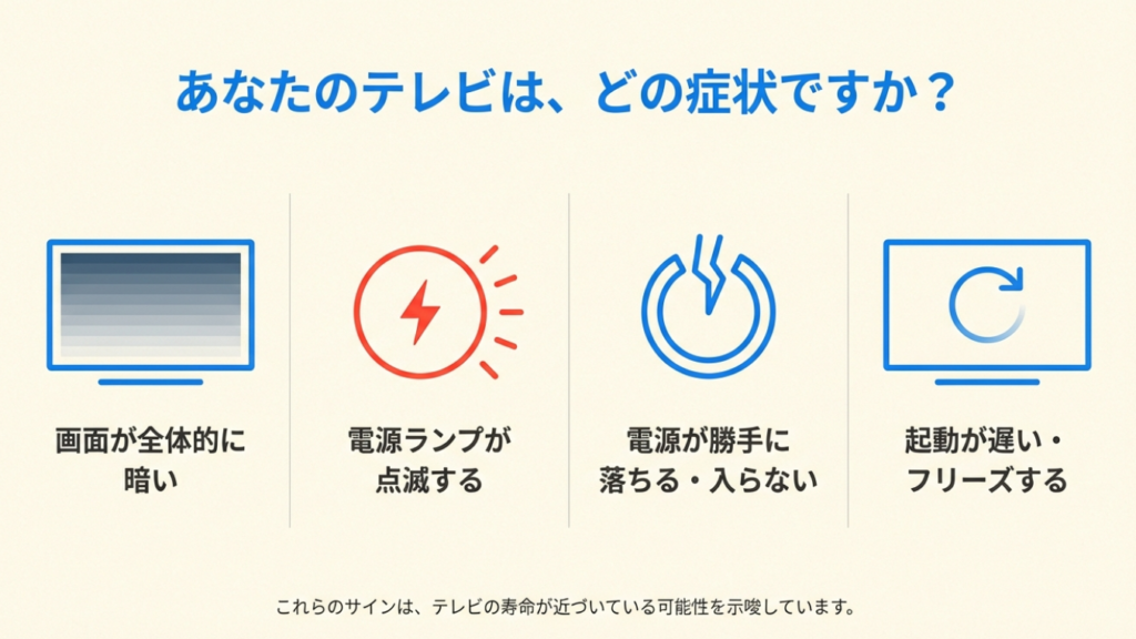 よくある“寿命サイン”の見分け方