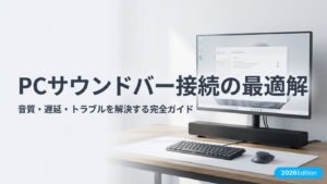 サウンドバーのPC接続を最適化する方法