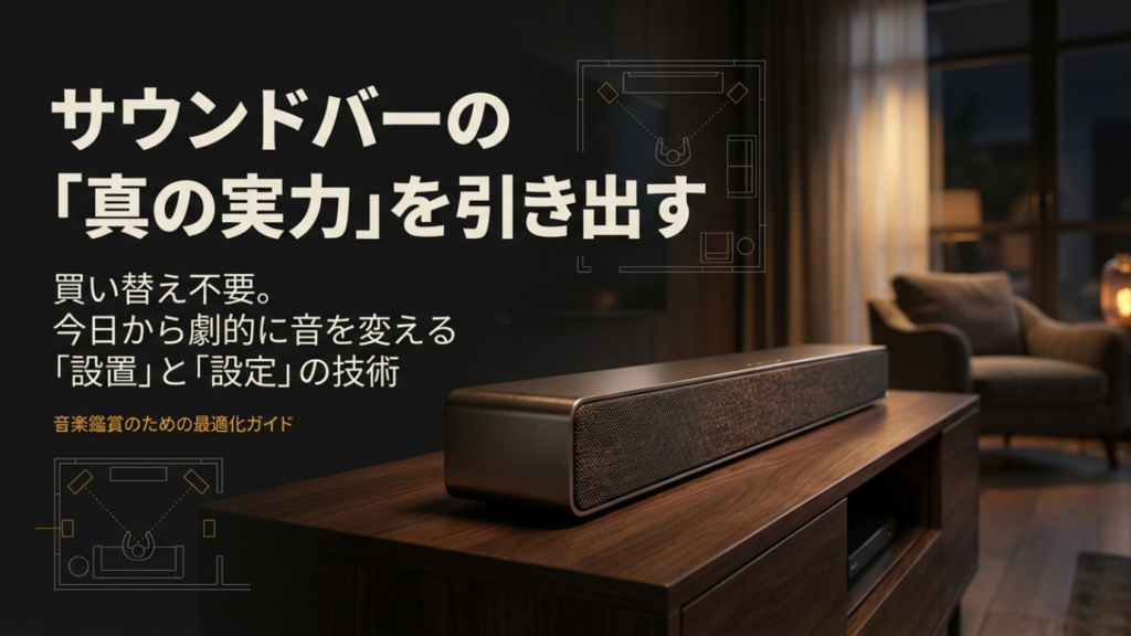 サウンドバーの真の実力を引き出す設置と設定の技術ガイド