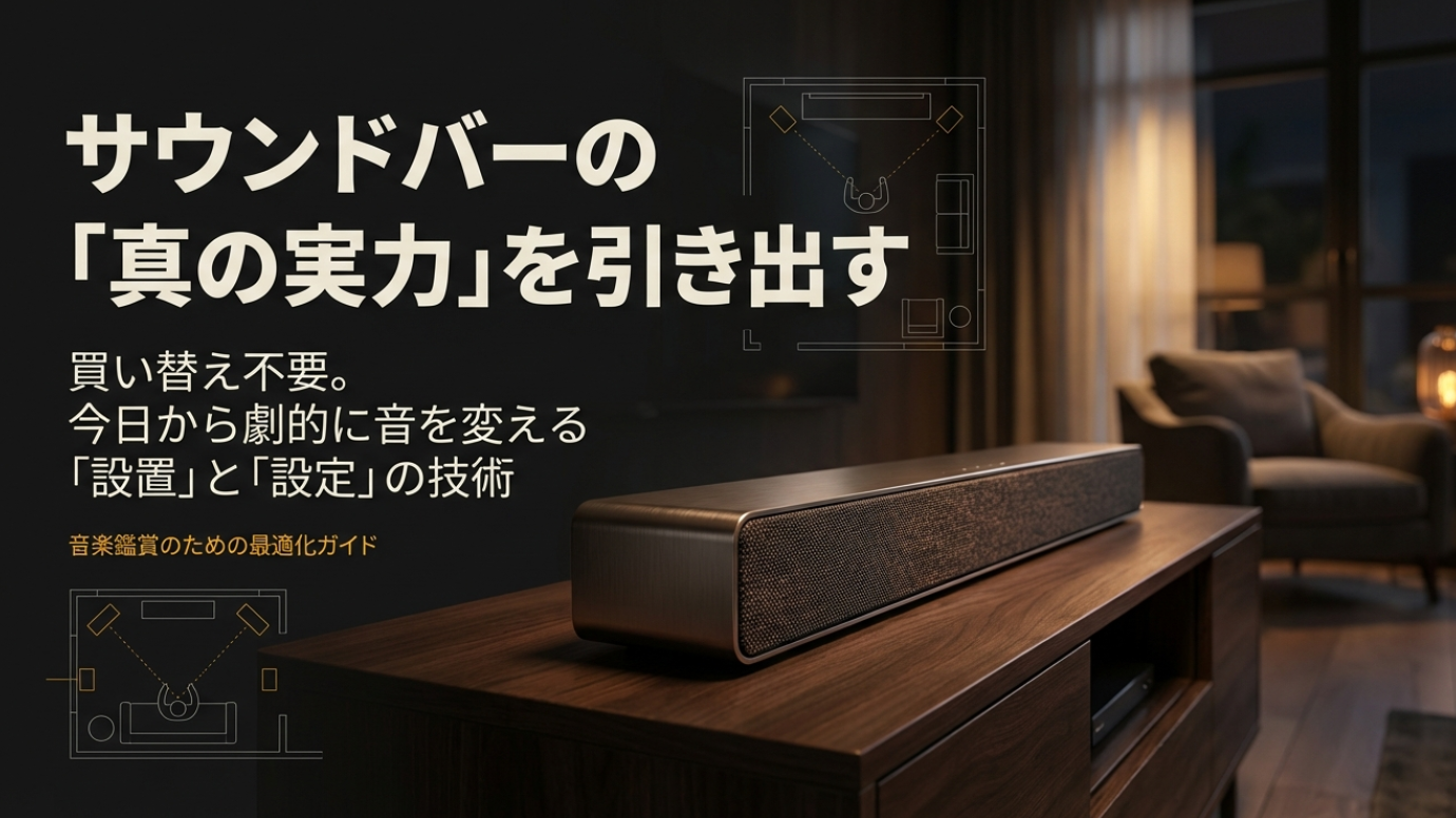 サウンドバーの真の実力を引き出す設置と設定の技術ガイド