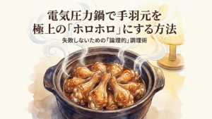 電気圧力鍋で手羽元ホロホロにする方法