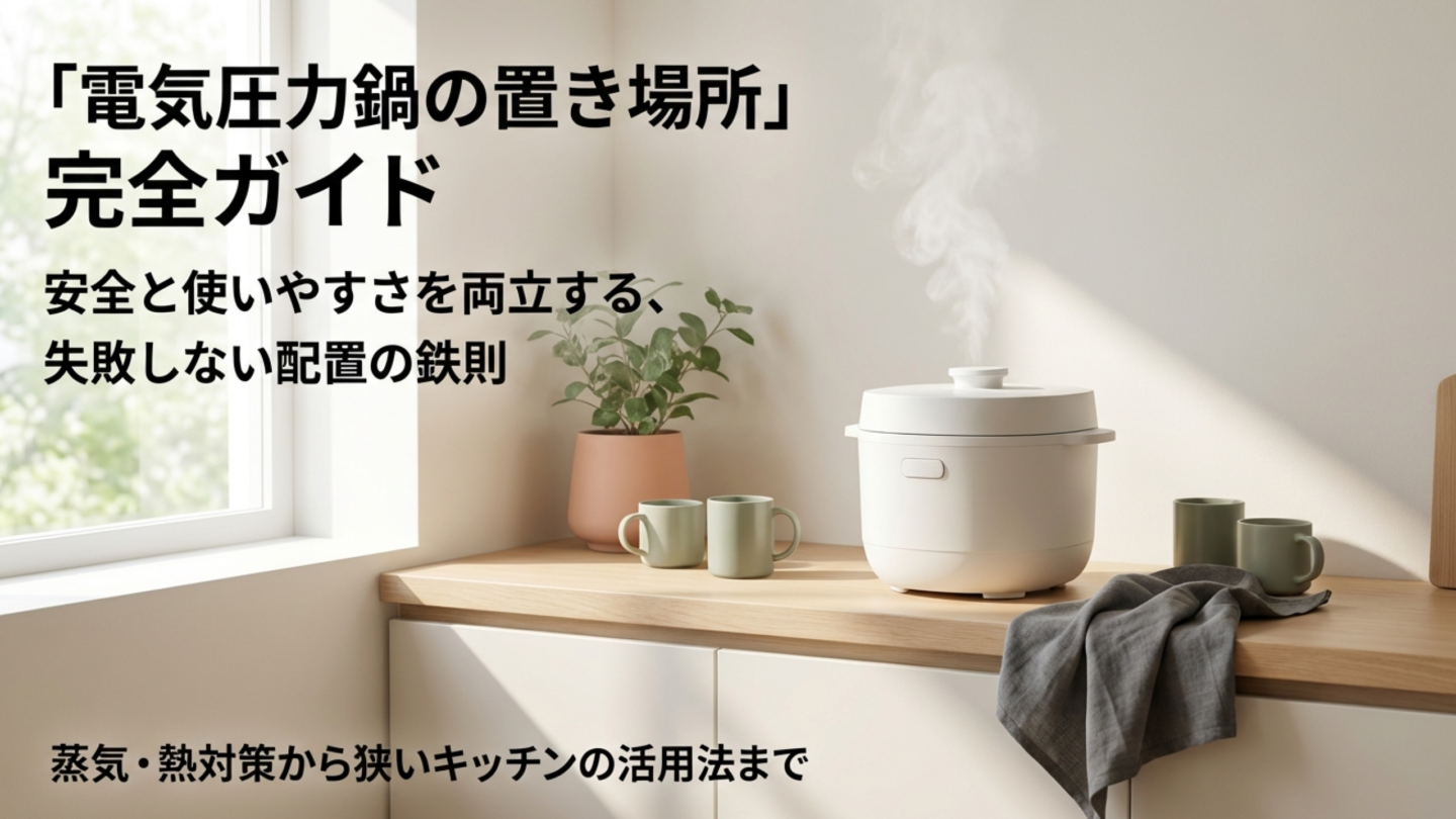 電気圧力鍋の置き場所完全ガイド