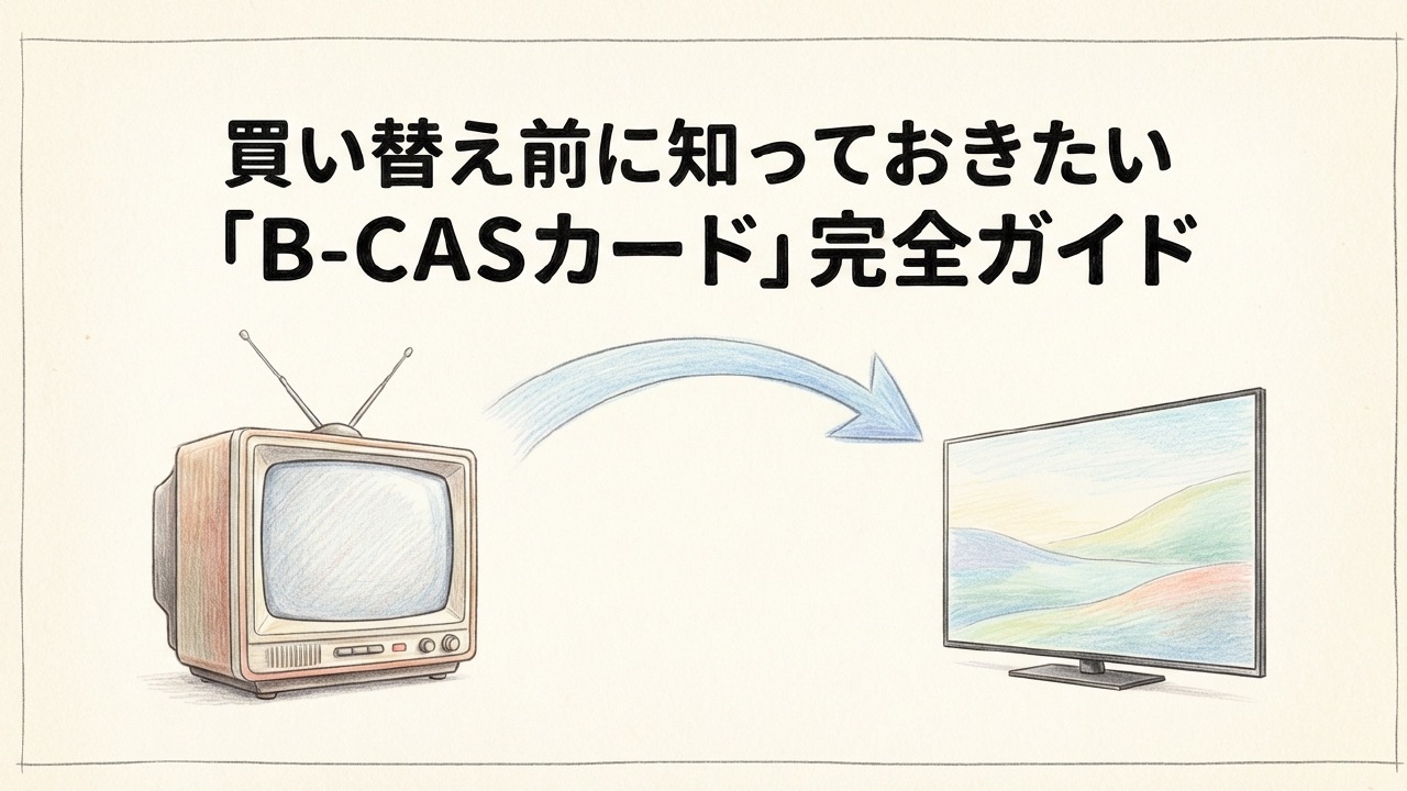 テレビの買い替えでB-CASカードはどうする？完全ガイド
