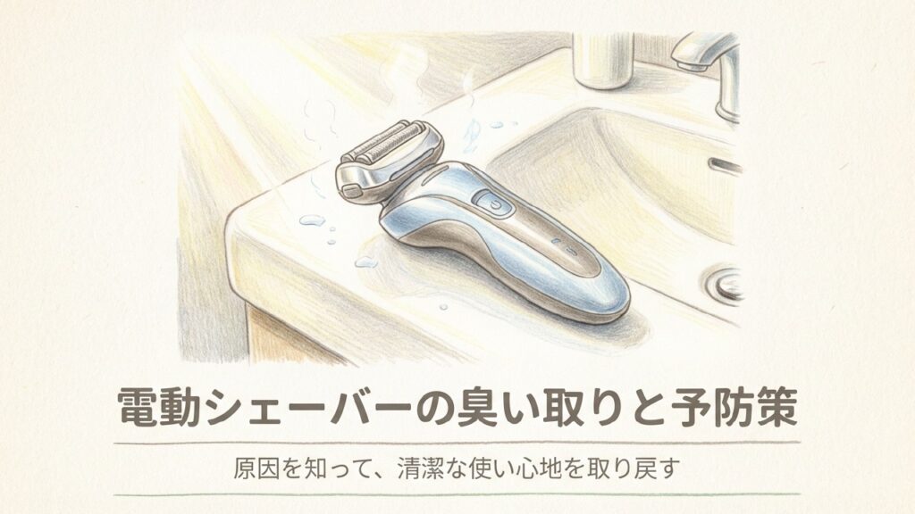 失敗しない電動シェーバーの臭い取り！原因と正しい洗い方で解決