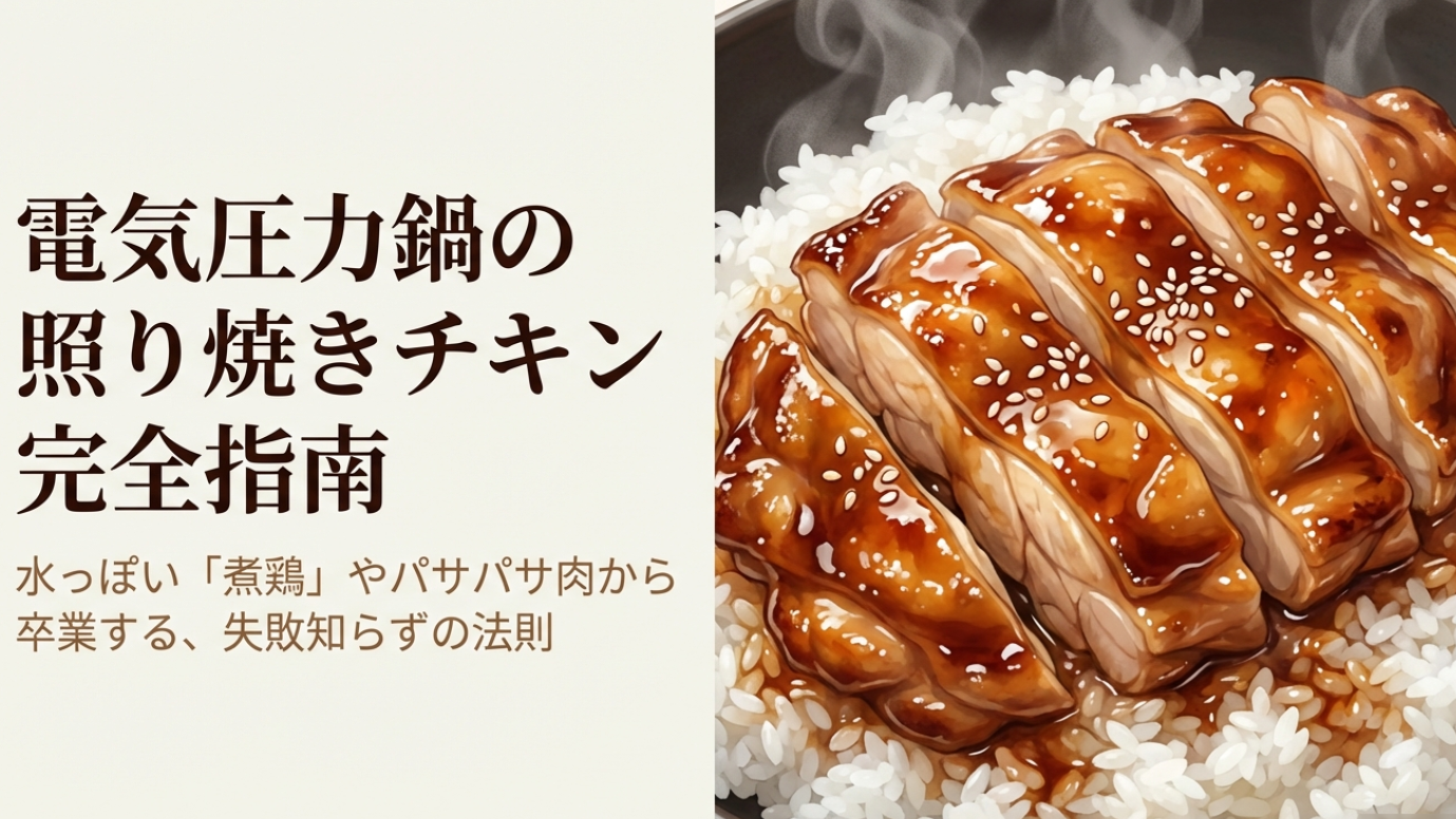 失敗しない!電気圧力鍋の照り焼きチキンをしっとり作る方法