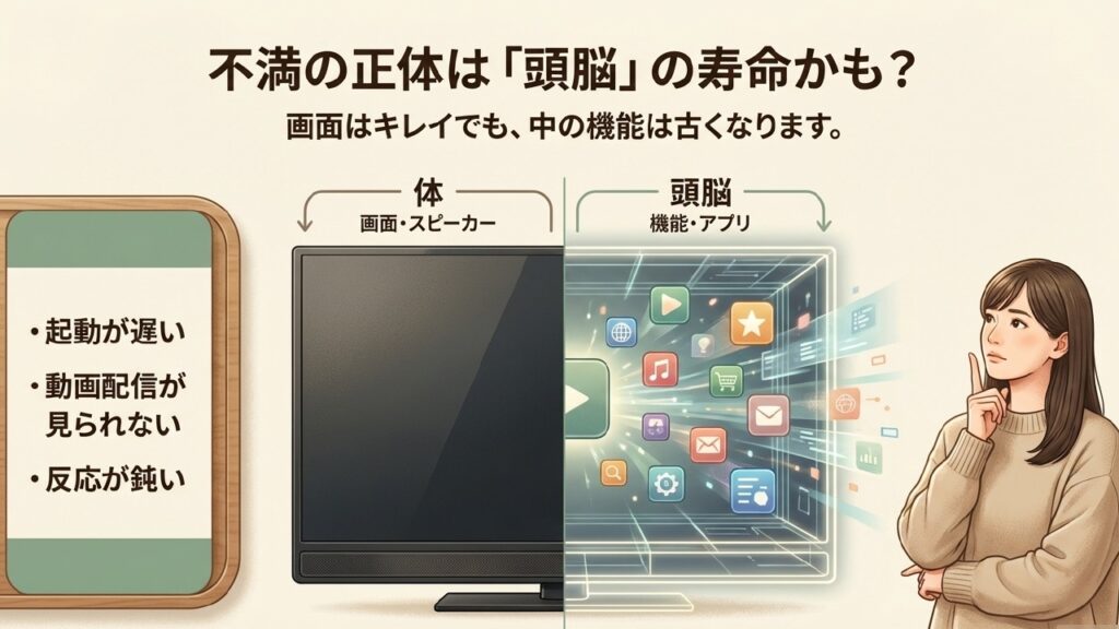 不満の正体は頭脳の寿命