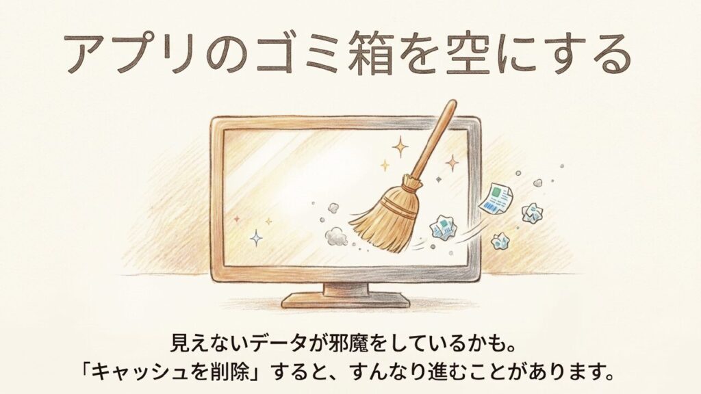 Android TVのアプリキャッシュを削除して不具合を解消する