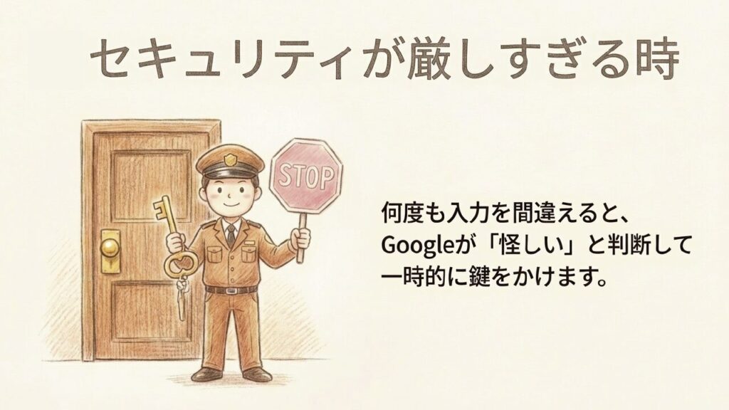Googleのセキュリティ判定により本人確認ループが発生する仕組み