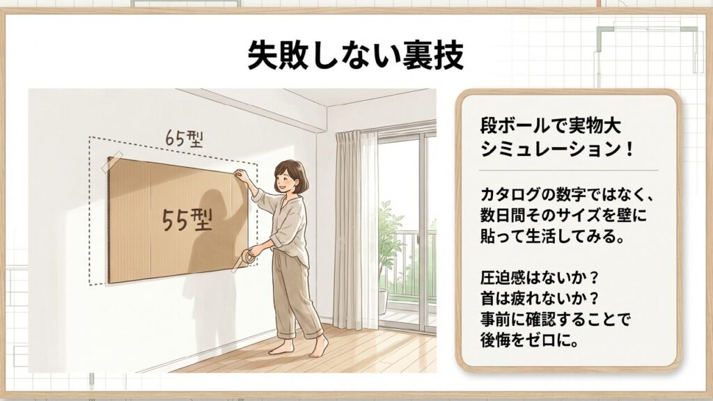 壁掛けの後悔を減らす手順