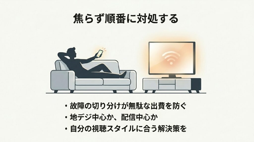 テレビリモコン故障時の対処法まとめ