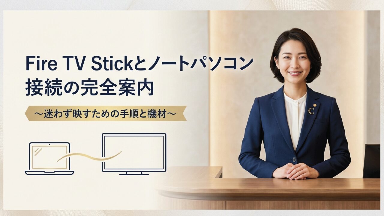 迷わず解決！Fire TV Stickとノートパソコンの接続手順