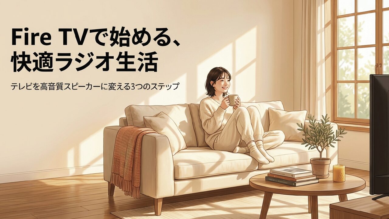 Fire TV Stickでラジオを聴く方法と設定