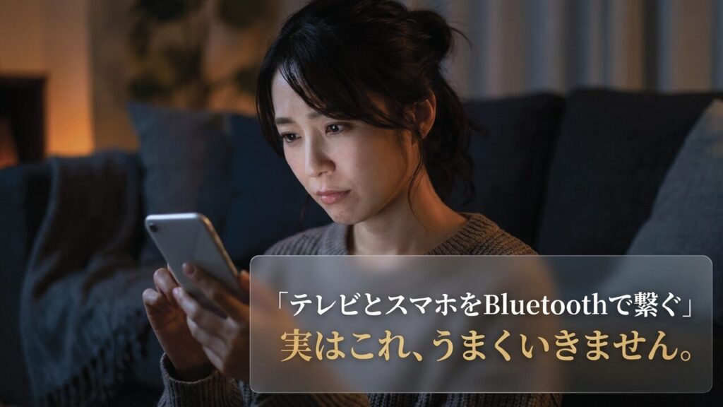 テレビとスマホのBluetooth接続がうまくいかない理由