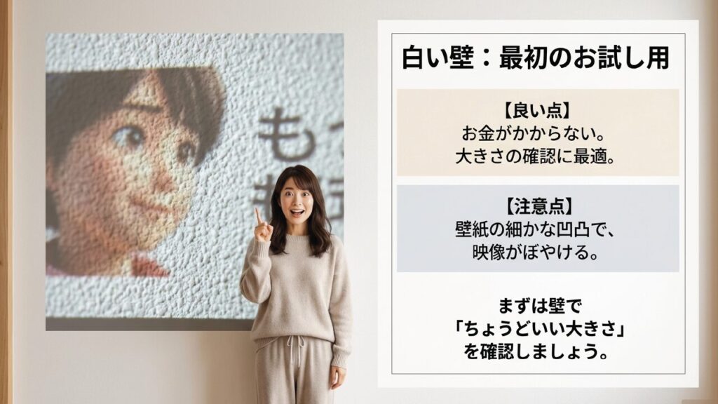 白い壁を使うメリットと注意点