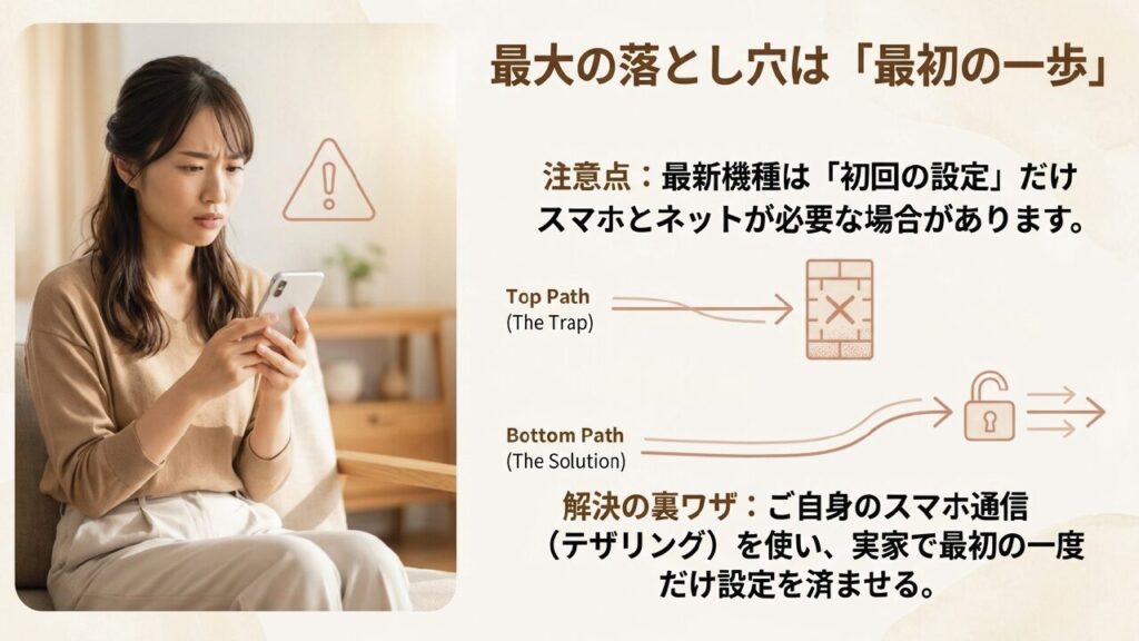 ロボット掃除機の初期設定に関する注意点とテザリングの裏ワザ