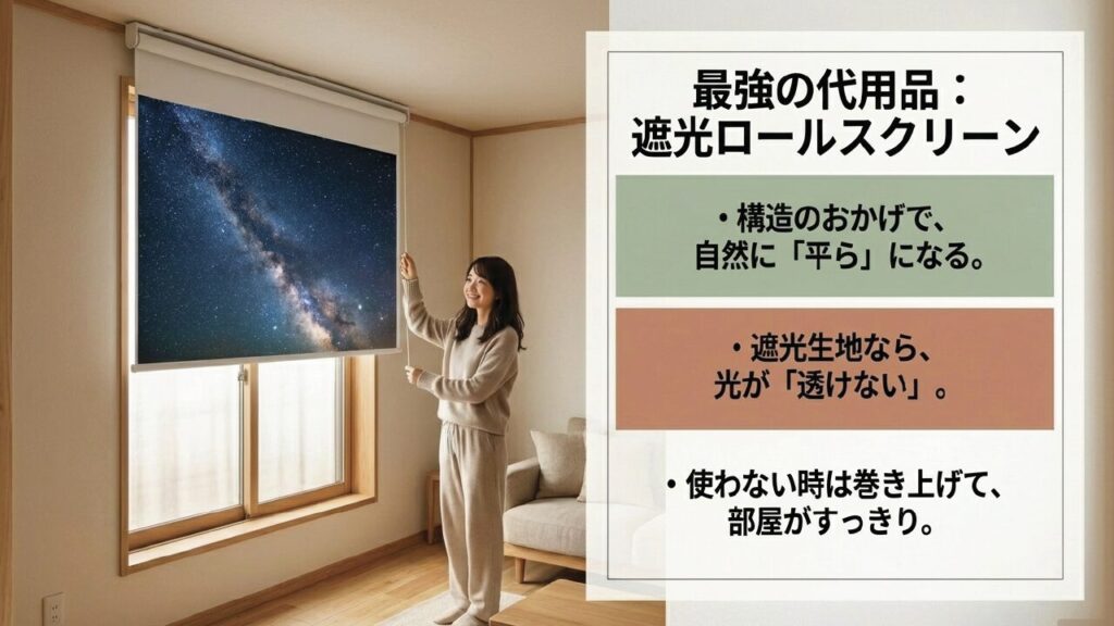 ニトリのロールスクリーン活用法