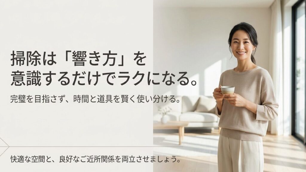 完璧を目指さず時間と道具を賢く使い分ける