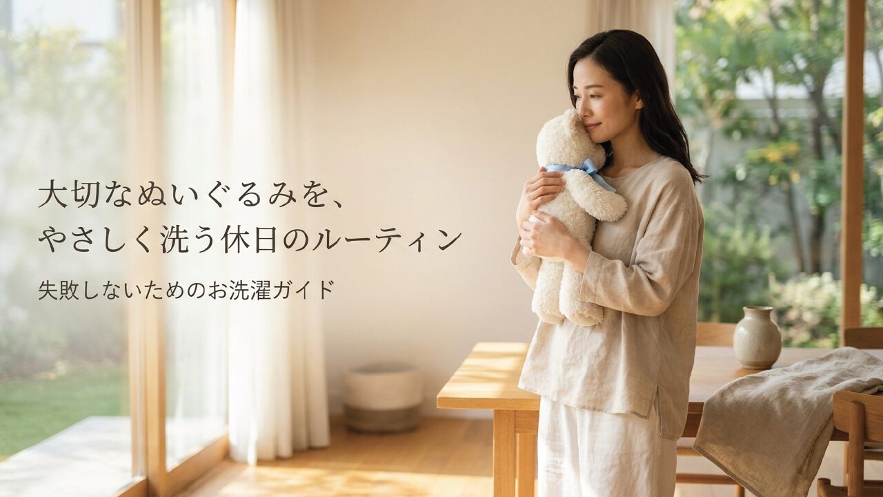 洗濯機でぬいぐるみを洗う方法