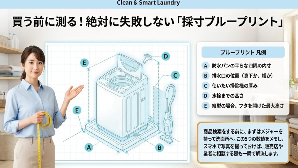 採寸ブループリント 買う前に測るべき5つの採寸箇所
