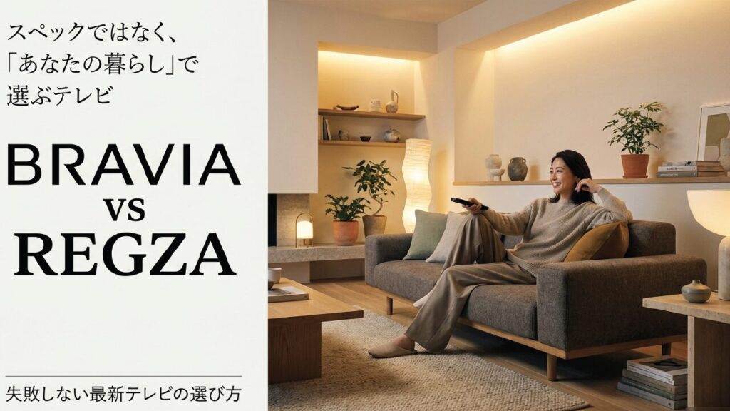 徹底解説！BRAVIAとREGZAの比較でわかる最適テレビ選び