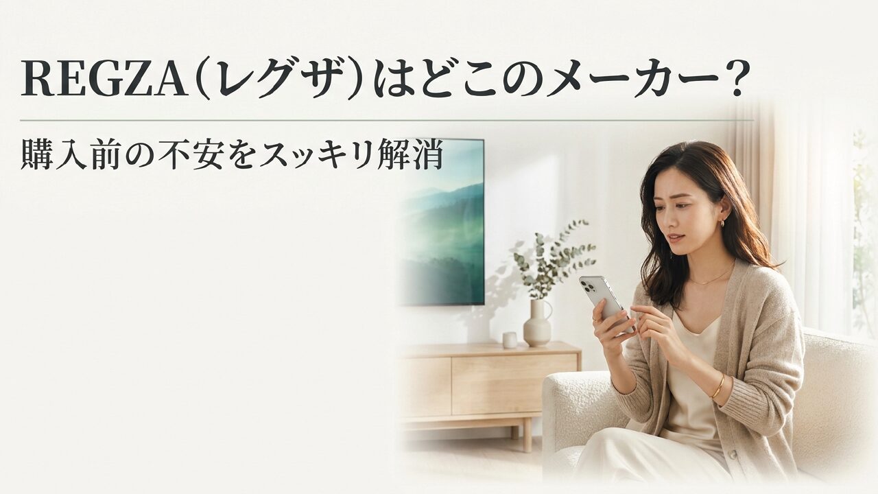 REGZAはどこのメーカー?東芝とハイセンスの関係を徹底解説