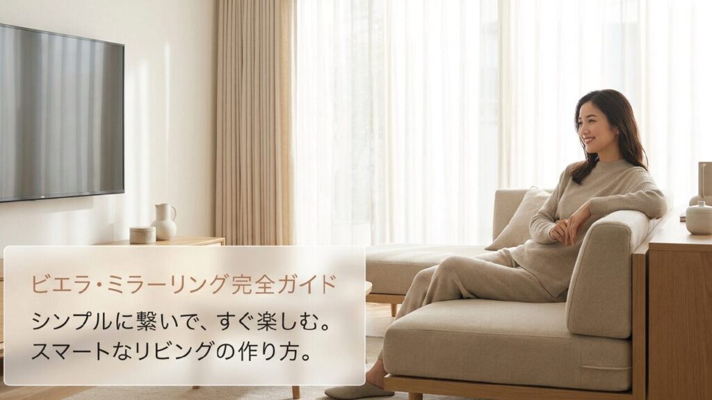 ビエラのミラーリング完全ガイド！スマホやPCの接続手順と対策