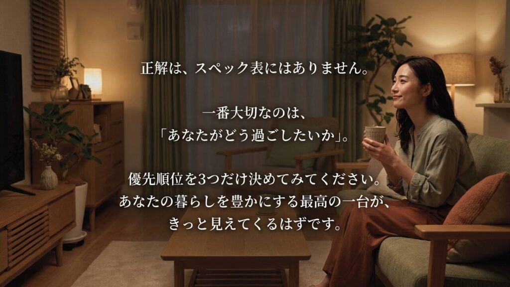 一番大切なのはあなたがどう過ごしたいか 一番大切なのはあなたがどう過ごしたいか