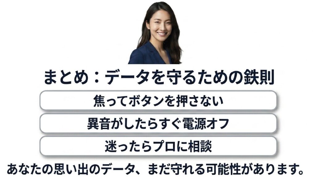 データを守るための鉄則まとめ