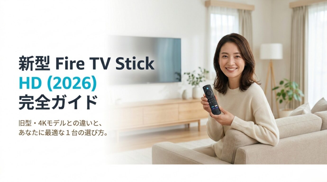 Fire TV Stick HD 2026｜新型と旧型の違い