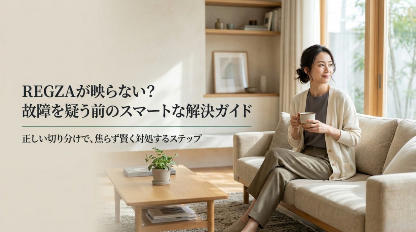 REGZAの故障診断|症状別の対処と修理判断