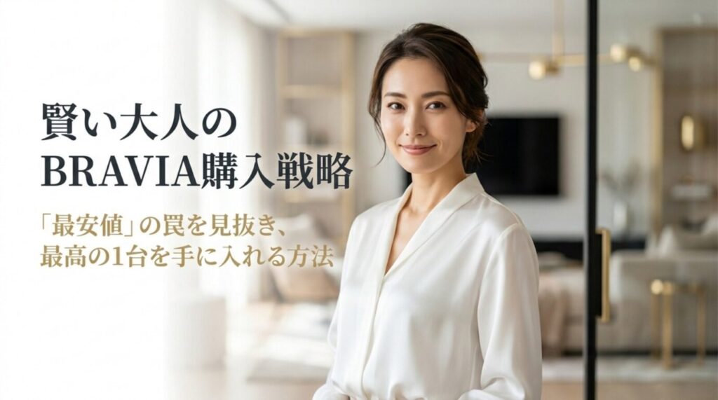 ブラビアを安く買う時期|型落ち・セール・還元を比較する方法