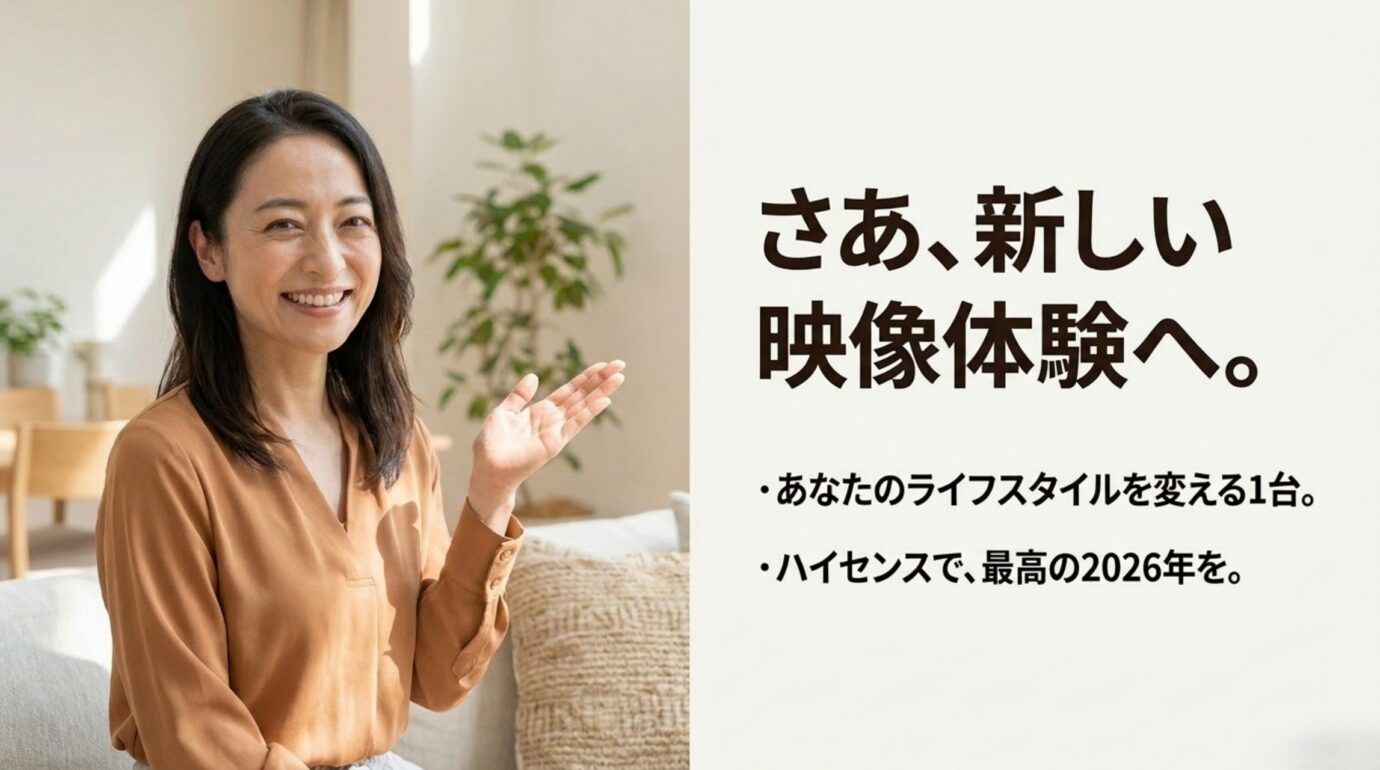 2026年のハイセンステレビで新しい映像体験を始める購入ガイドまとめ