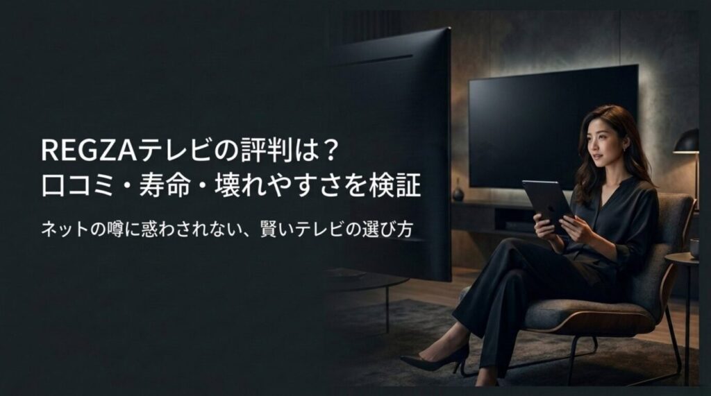 REGZAテレビの評判・口コミ・寿命・壊れやすさを検証