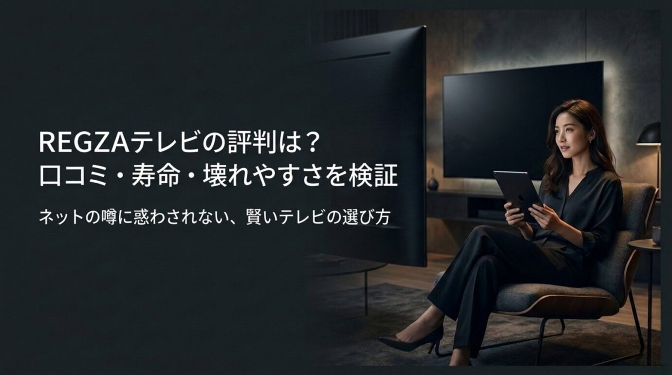 REGZAテレビの評判は？口コミ・寿命・壊れやすさを検証